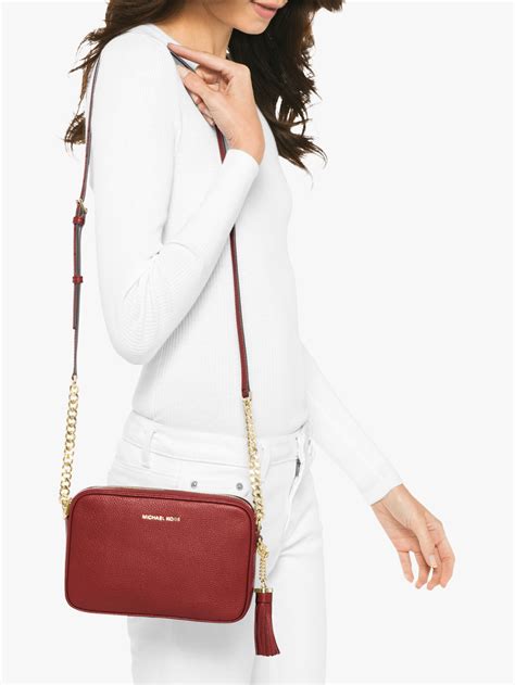 michael kors jet set crossbody brandy